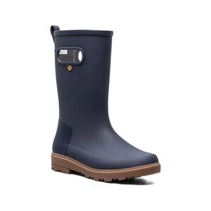 Bogs Holly Jr Tall kids size 4 euro 37 Navy Blue Waterproof Boots